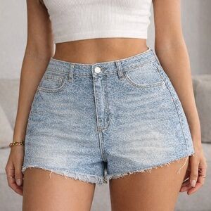 BP Women's Light Blue Jean Shorts